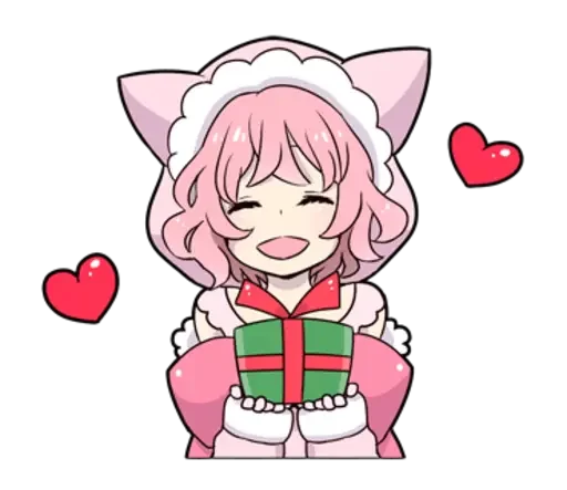 🎁 Стикер «snow girls» для Telegram