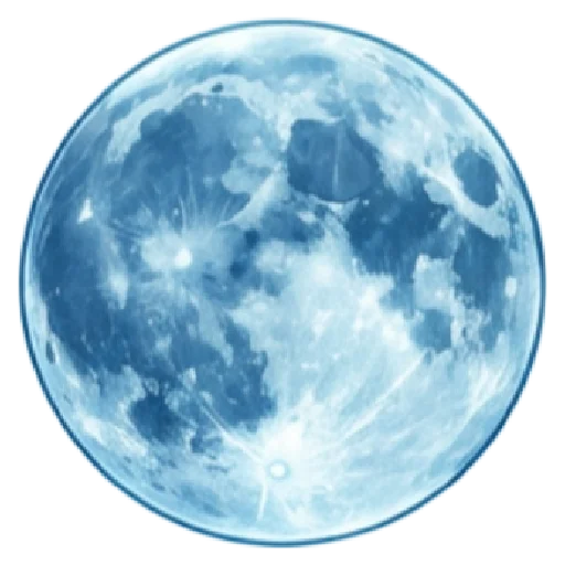 🩵 Стикер «синий новогодний» для Telegram