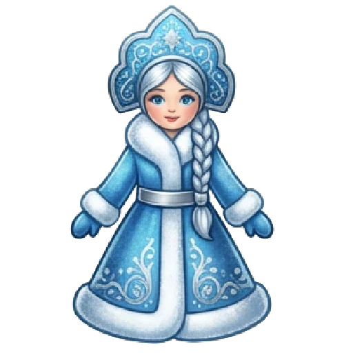 🩵 Стикер «синий новогодний» для Telegram