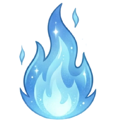 🩵 Стикер «синий новогодний» для Telegram