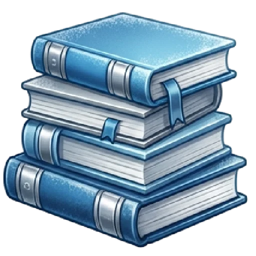 🩵 Стикер «синий новогодний» для Telegram