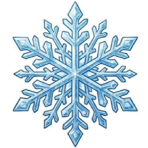 🩵 Стикер «синий новогодний» для Telegram