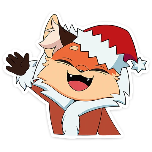 Стикерпак Новогодняя Алиса для Telegram