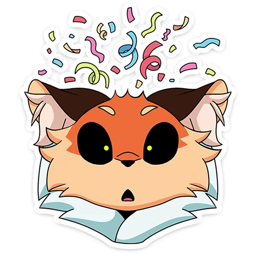 😥 Стикер «Новогодняя Алиса» для Telegram