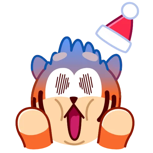 😱 Стикер «New Year Tiger» для Telegram