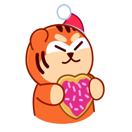 💔 Стикер «New Year Tiger» для Telegram