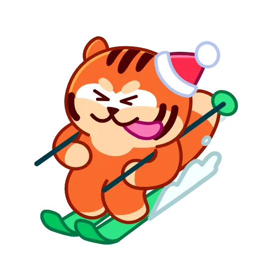 😝 Стикер «New Year Tiger» для Telegram