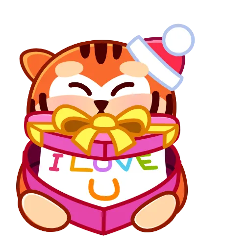 😊 Стикер «New Year Tiger» для Telegram
