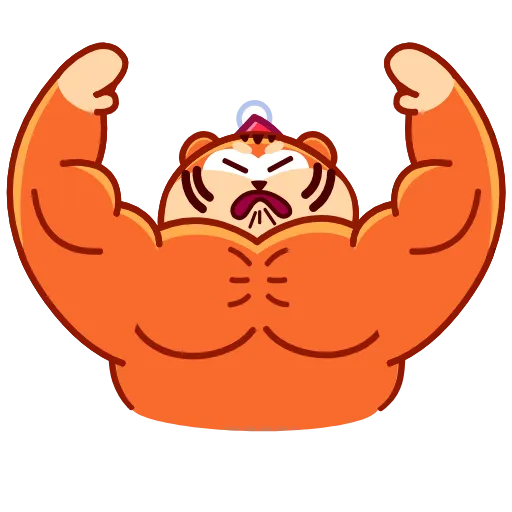 😠 Стикер «New Year Tiger» для Telegram