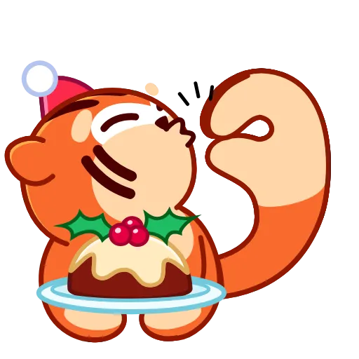 🤤 Стикер «New Year Tiger» для Telegram