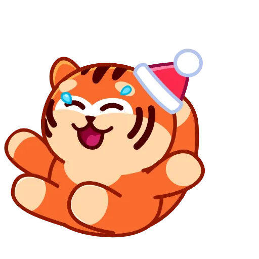 Стикерпак New Year Tiger для Telegram