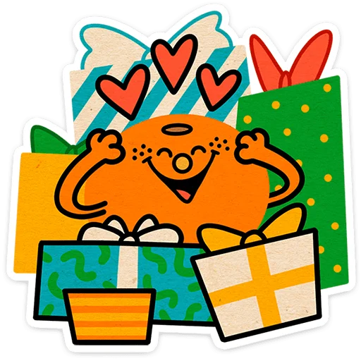 🎄 Стикер «Тёплый Новый год» для Telegram