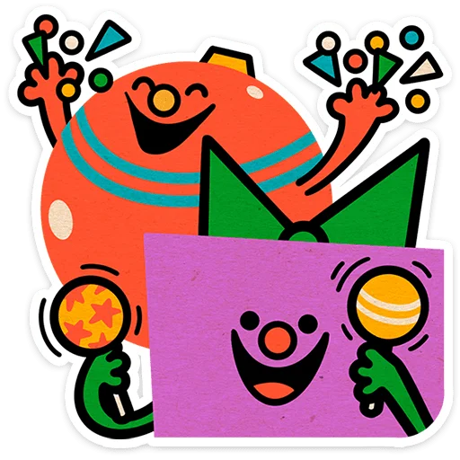 🎄 Стикер «Тёплый Новый год» для Telegram