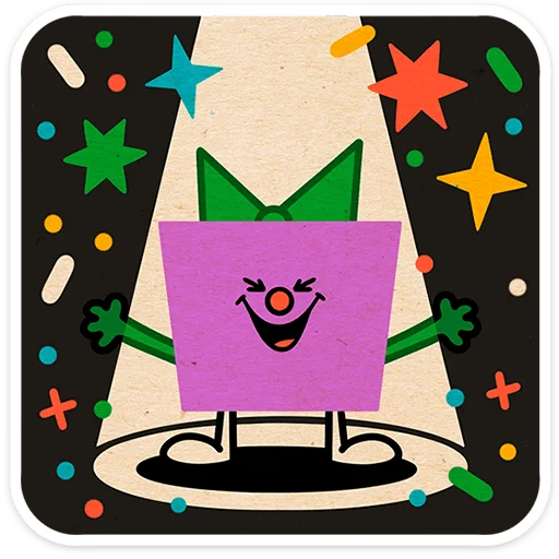 🎄 Стикер «Тёплый Новый год» для Telegram