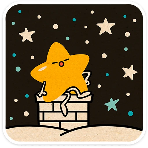 🎄 Стикер «Тёплый Новый год» для Telegram