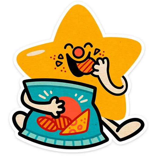 🍴 Стикер «Тёплый Новый год» для Telegram