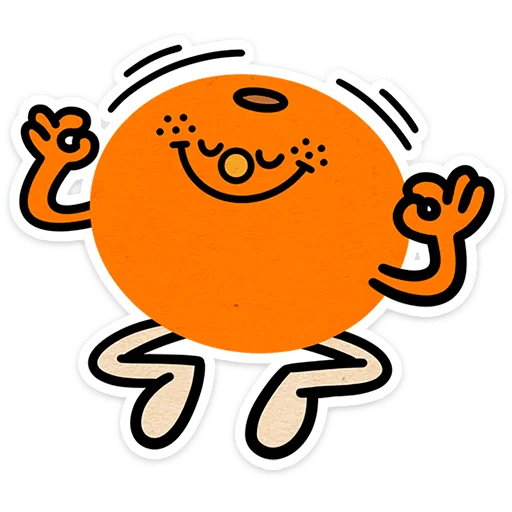🧘 Стикер «Тёплый Новый год» для Telegram