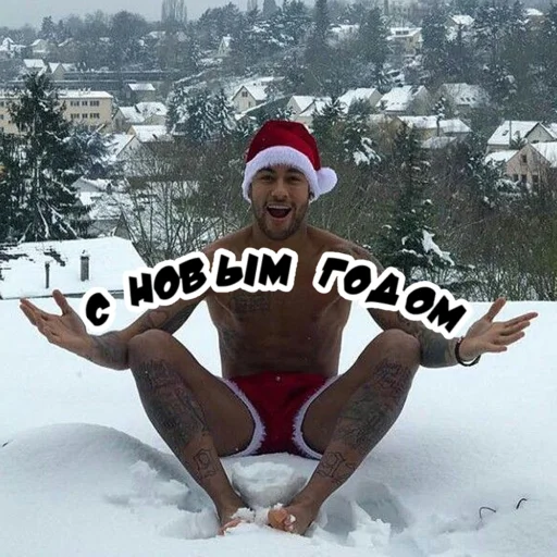 🎄 Стикер «neymar for masha» для Telegram