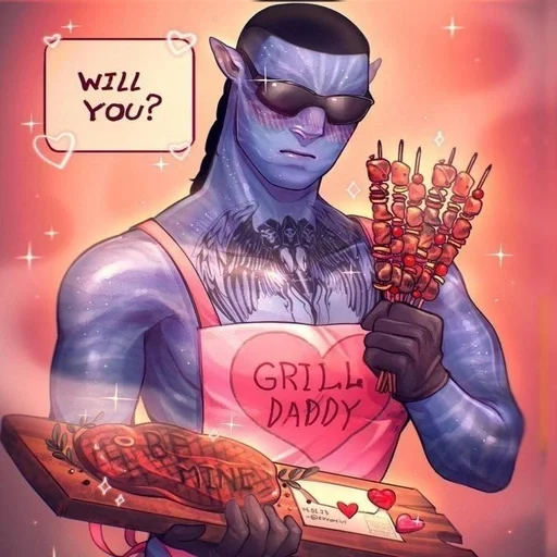❤️ Стикер «Neytiri» для Telegram