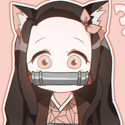 Стикерпак Nezuko Chan для Telegram