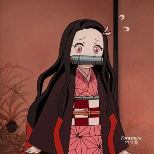 😕 Стикер «Nezuko Chan» для Telegram
