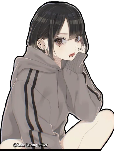 😍 Стикер «NezukoneZu ART» для Telegram