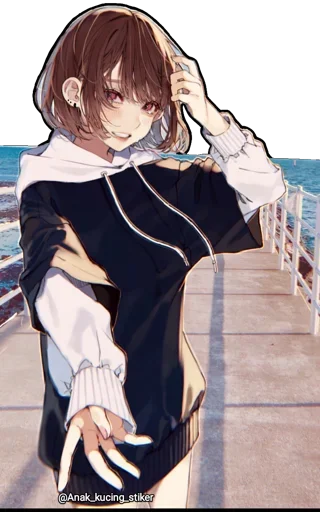 😍 Стикер «NezukoneZu ART» для Telegram