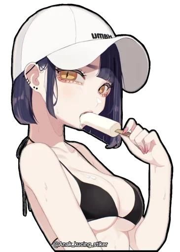 😍 Стикер «NezukoneZu ART» для Telegram