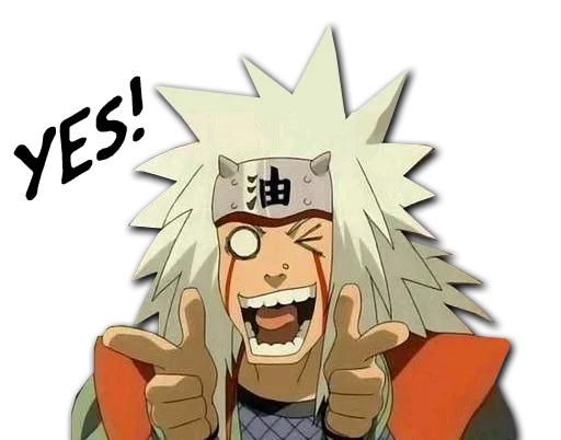 👍 Стикер «Jiraiya» для Telegram