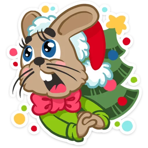 Стикер 7 Ну, С Новым годом&;