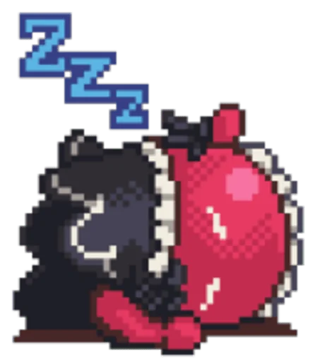 😴 Стикер «Ame-chan stickers» для Telegram