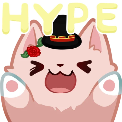 😆 Стикер «Ния котик» для Telegram