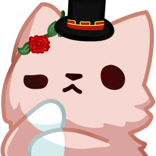 🤔 Стикер «Ния котик» для Telegram