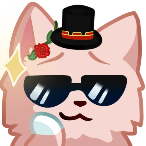 😎 Стикер «Ния котик» для Telegram