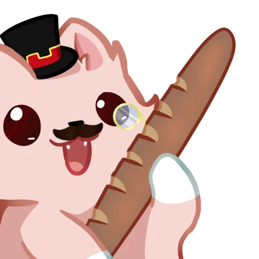 🥖 Стикер «Ния котик» для Telegram