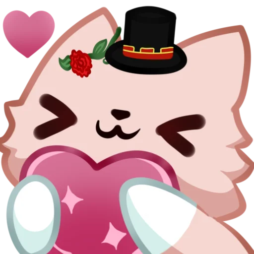 💝 Стикер «Ния котик» для Telegram