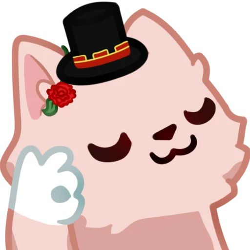 👌 Стикер «Ния котик» для Telegram