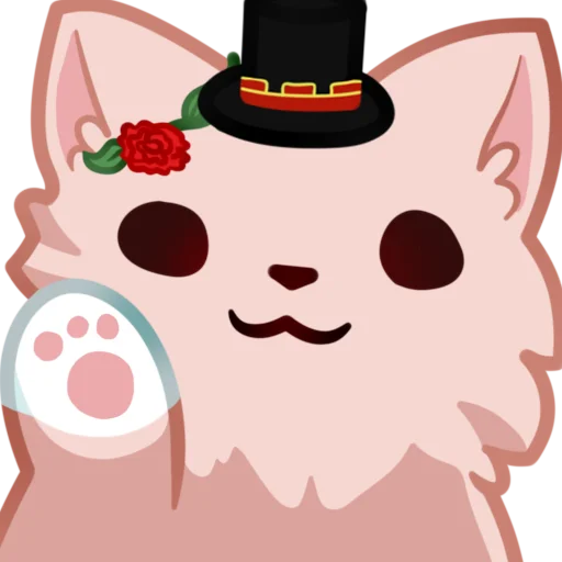 👋 Стикер «Ния котик» для Telegram