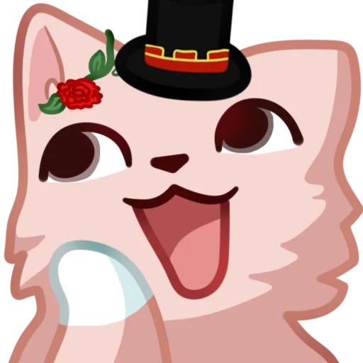 😀 Стикер «Ния котик» для Telegram