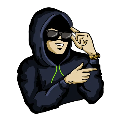🥸 Стикер «Пробив» для Telegram