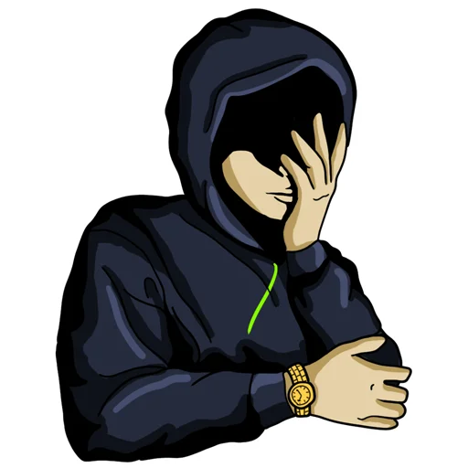 🤦‍♀️ Стикер «Пробив» для Telegram