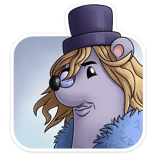 🐀 Стикер «Найс и Мистер Квартирный Крыс» для Telegram