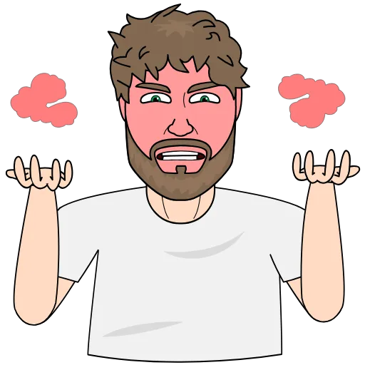 😡 Стикер «Приятный Ильдар» для Telegram