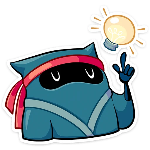 ☝️ Стикер «Ничи» для Telegram