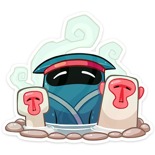 🗿 Стикер «Ничи» для Telegram