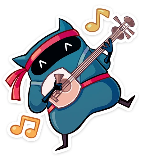🎸 Стикер «Ничи» для Telegram
