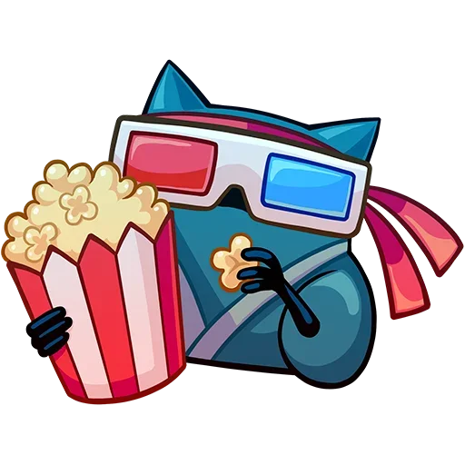 🍿 Стикер «Ничи» для Telegram