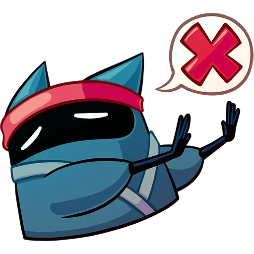 ❌ Стикер «Ничи» для Telegram