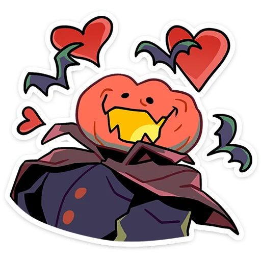 🎃 Стикер «Всадник Николас» для Telegram
