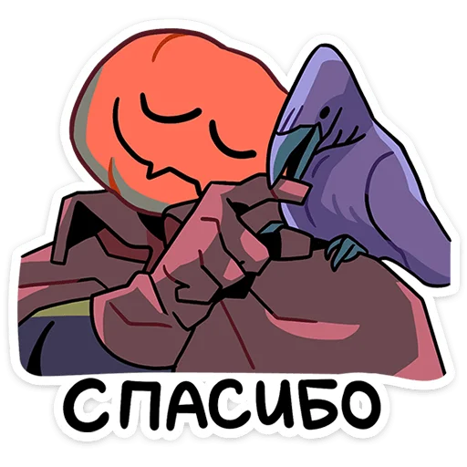 🎃 Стикер «Всадник Николас» для Telegram